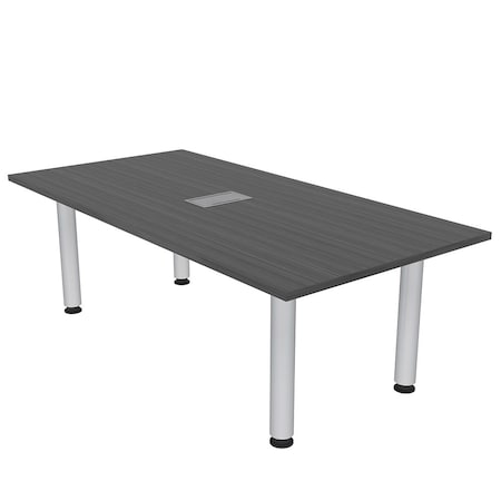 Skutchi Designs 35.5 in W, 71.5 in L, 29 in H, Engineered Wood Top, Grey H-REC-3672-PT-EL-AN